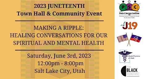 2023 Utah Juneteenth: Town Hall & Community Resource Event