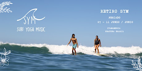 Retiro SYM Feriado Corpus Christi - Surf Yoga Music  - 07 a 11 Junho 2023 primary image