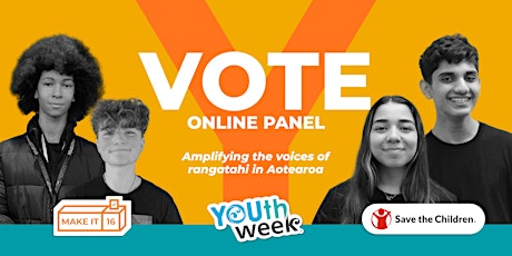 Y Vote? Amplifying the Voices of Rangatahi in Aotearoa primary image