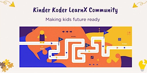[DiscoverTech] Kinder Koder LearnX Community: Unplugged Coding primary image