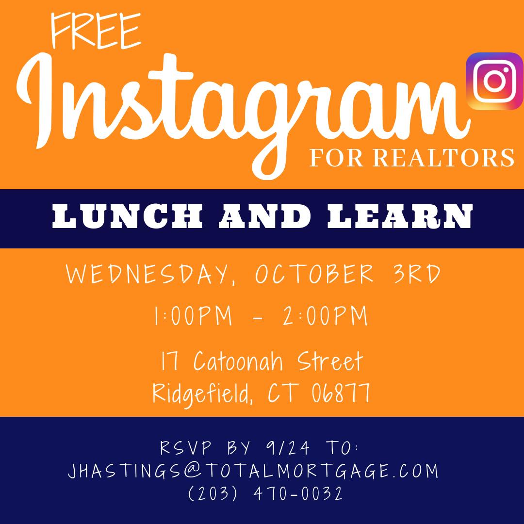 Instagram For Realtors : Lunch and Learn