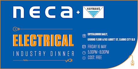 Primaire afbeelding van NECA & Haymans Cairns Electrical Industry Dinner