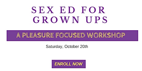 Sex Ed For Grown Ups primary image
