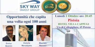 L'opportunità che capita una volta ogni 100 anni a Pistoia L'opportunità che capita una volta ogni 100 anni a Pistoia
