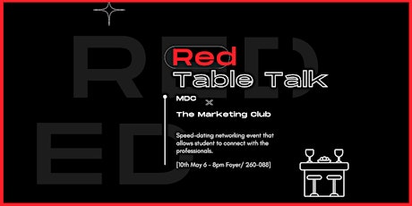MDC x The Marketing Club Red Table Talk primary image