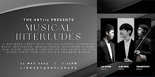 The ARTrio Presents | MUSICAL INTERLUDES primary image