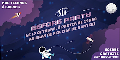Image principale de SII Before Party 2018