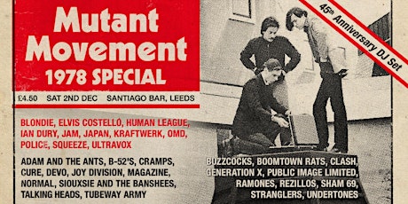 Mutant Movement 1978 Special: 45th Anniversary DJ Set primary image