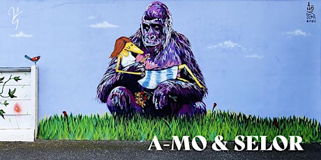 Visite guidée street art: Découvrez les oeuvres uniques d'AMO & David Selor