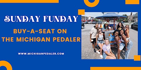 Sunday Funday Buy-A-Seats on The Michigan Pedaler