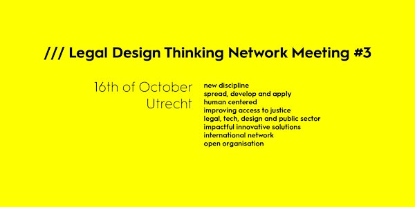 Legal Design Thinking Network meeting #3
