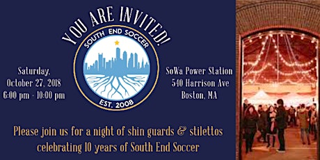 South End Soccer's 10th Anniversary Gala primary image