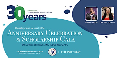 SCCMA's 30th Anniversary Celebration & Scholarship Gala