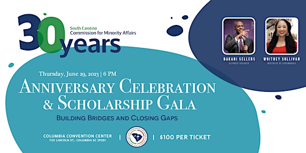 SCCMA's 30th Anniversary Celebration & Scholarship Gala