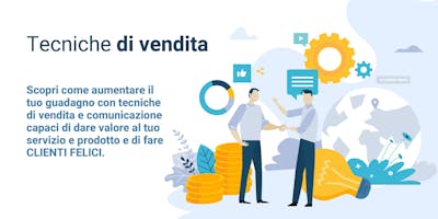 Corso tecniche di vendita & self marketing Liberi Professionisti Corso tecniche di vendita & self marketing Liberi Professionisti