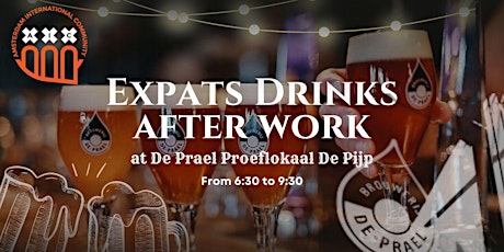 Expats Drinks after work at De Prael