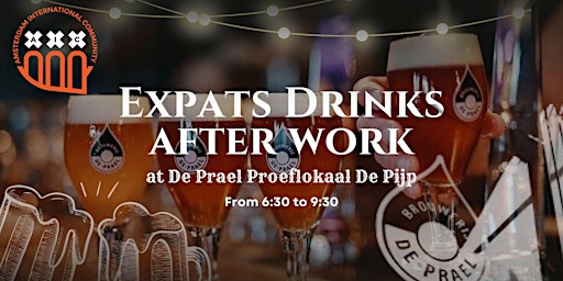Expats Drinks after work at De Prael primary image