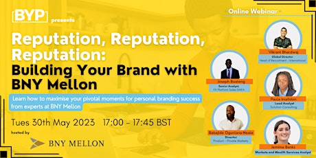 Reputation, Reputation, Reputation:  Building Your Brand with BNY Mellon
