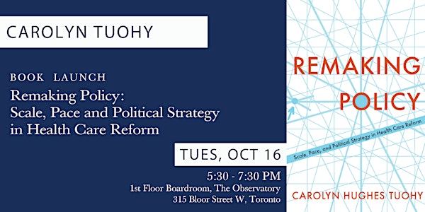 Book Launch: Remaking Policy