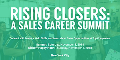 Rising Closers: A Sales Career Summit primary image