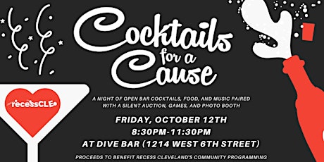 Cocktails for a Cause Fundraiser benefiting Recess Cleveland primary image