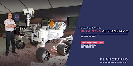 El Ing. San Martín visita el Planetario de Buenos Aires Galileo Galilei