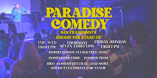 Stand Up Comedy Show Live in San Francisco (Thursdays primary image