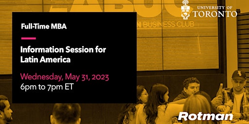 Full-time MBA Information Session | Latin America primary image