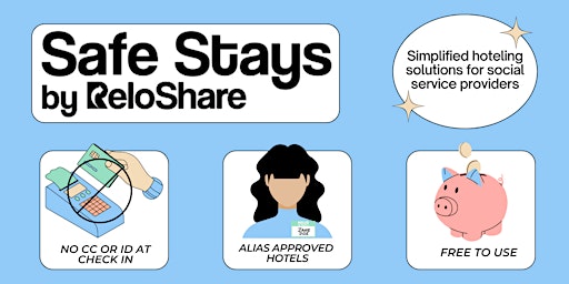 Info Session: Safe Stays by ReloShare primary image