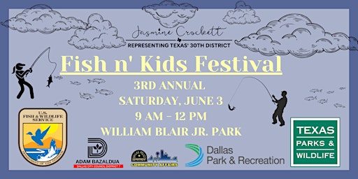 Imagem principal de Rep. Crockett's 3rd Annual Fish N' Kids Festival
