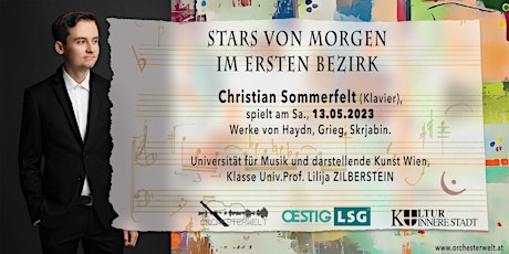 Hauptbild für Stars von Morgen im Ersten Bezirk - Christian Sommerfelt (Klavier)