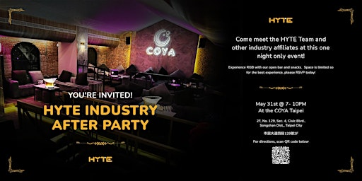 HYTE Industry After Party