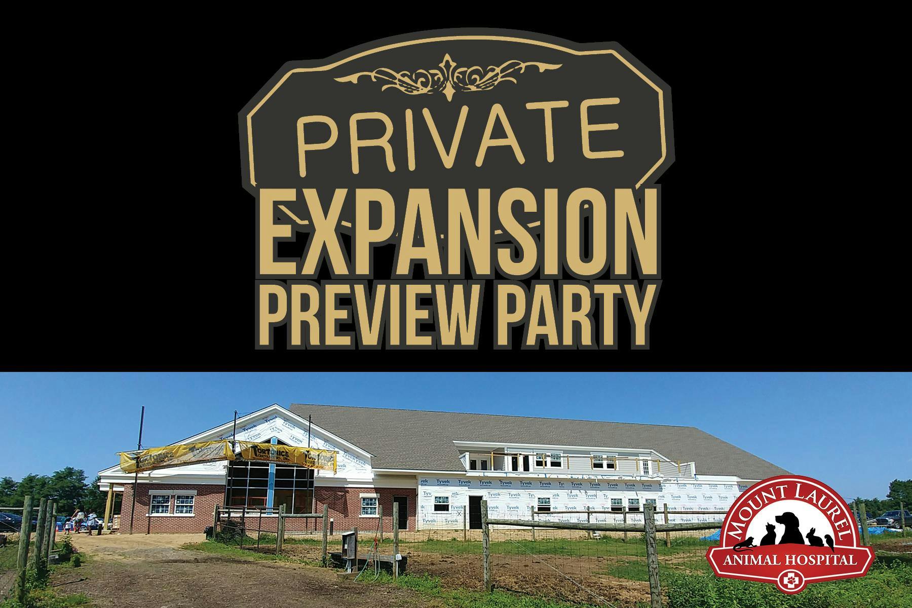 Mount Laurel Animal Hospital Expansion Preview Party - 29 NOV 2018 Mount Laurel Animal Hospital Expansion Preview Party - 29 NOV 2018