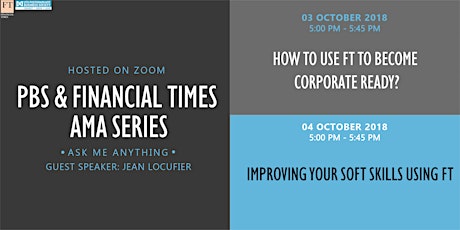AMA SERIES with Financial Times primary image