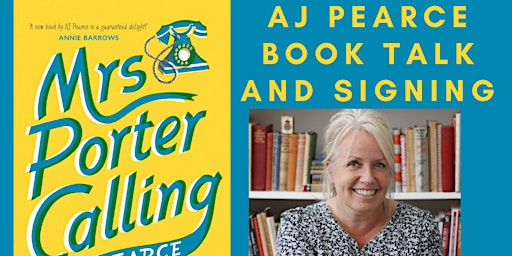 Linghams AJ Pearce – Mrs Porter calling book talk and signing  primärbild