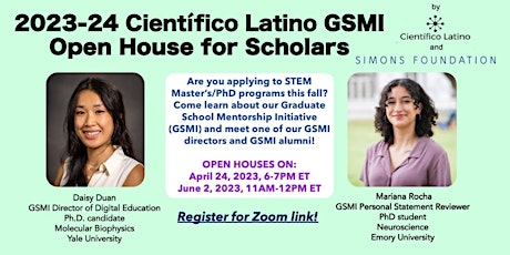 GSMI Open House for Scholars