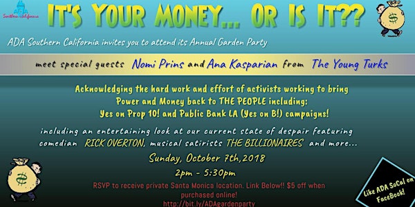 It’s Your Money . . . Or Is It?