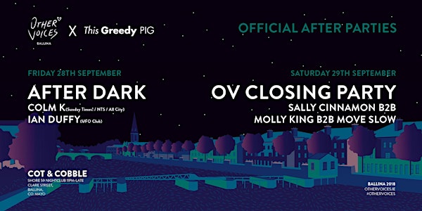 AFTER DARK: Ballina - OFFICIAL OV AFTER PARTIES