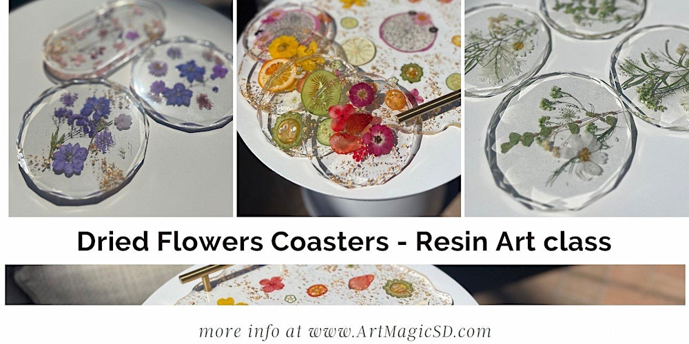 Create Pretty Coasters with Plaster of Paris Using a Mold