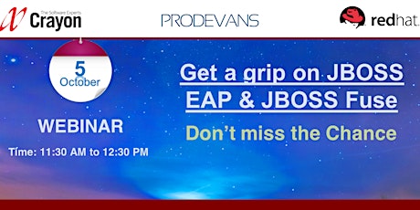 Jboss EAP & JBoss Fuse webinar on October 5th  primary image