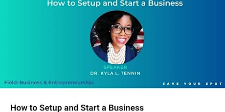 How To Setup & Start a Business: Lucrative Self-Employment Work (Workshop)