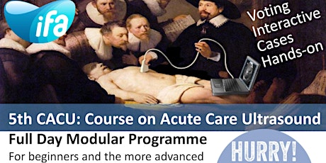 Hauptbild für 5th CACU (Critical and Acute Care Ultrasound) course