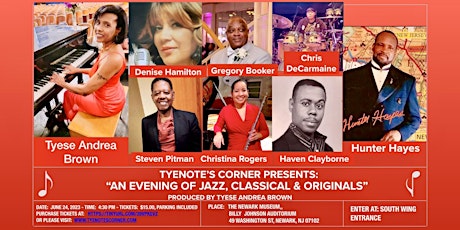 Tyenotescorner Presents: “An Evening of Jazz, Classical & Originals”
