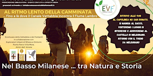 Immagine principale di Trekking Urbano Rurale nel Basso Milanese … Tra Natura e Storia 