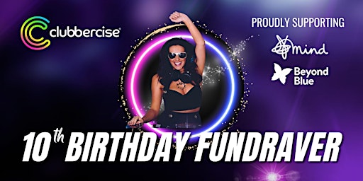 Immagine principale di Clubbercise 10th Birthday Party - Live Online 