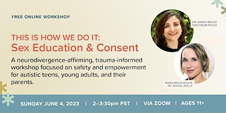 Sex Education & Consent: For Neurodivergent Young People & Their Parents