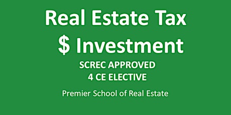 RE Tax and Investment Webinar (4 CE ELECT) Wed May 31 2023 (9-1) JONES