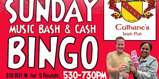 Image principale de Sunday Music Bash and Cash Bingo at Southside