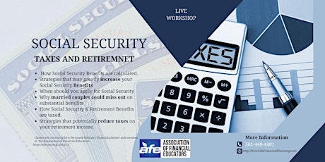 Image principale de Social Security and Tax Planning