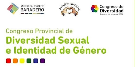 Imagen principal de CONGRESO PROVINCIAL DE DIVERSIDAD SEXUAL E IDENTIDAD DE GÉNERO - BARADERO 2018